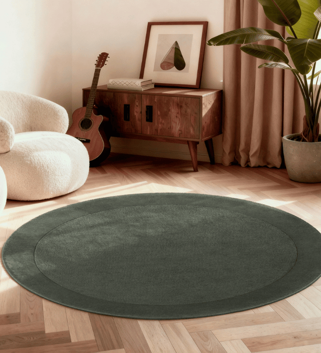 Vloerkleed Kivi Rond - Groen