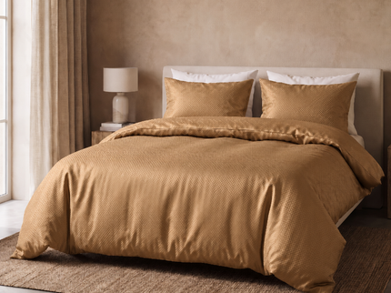 Dekbedovertrek Satin Point - Taupe