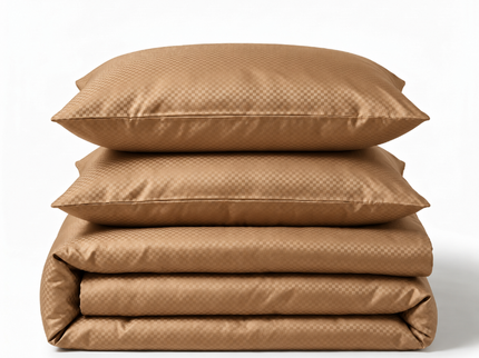 Dekbedovertrek Satin Point - Taupe