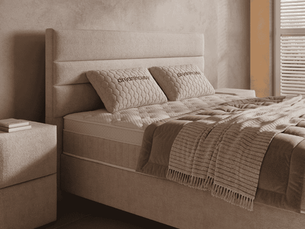 Boxspring met Opbergruimte - Horizon - Beige