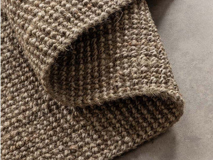 Handgeweven Jute Vloerkleed - Taupe