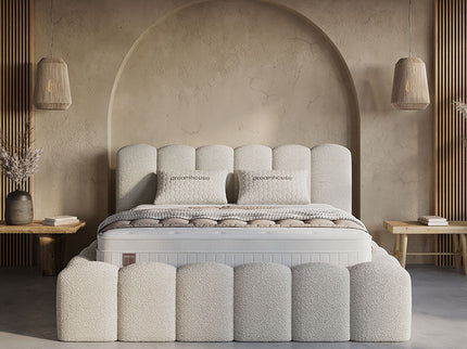 Boxspring Dreamhouse Harmony met opbergruimte, vooraanzicht in slaapkamer