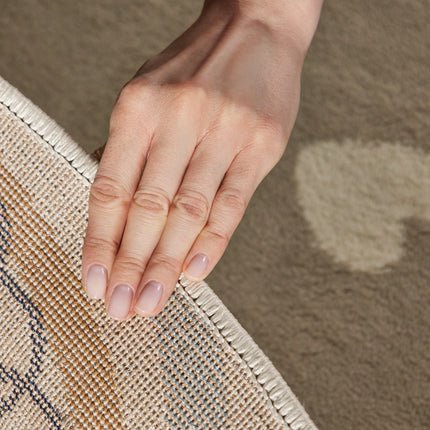 Vloerkleed Bowie Rond - Beige Multicolor
