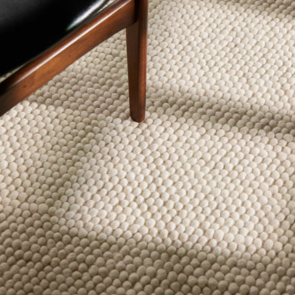 Vloerkleed Diana Rond - Natuurlijk Wit