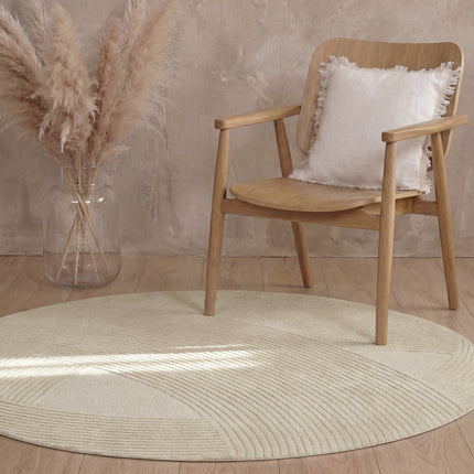 Ted Baker Vloerkleed Victoria Rond - Crème