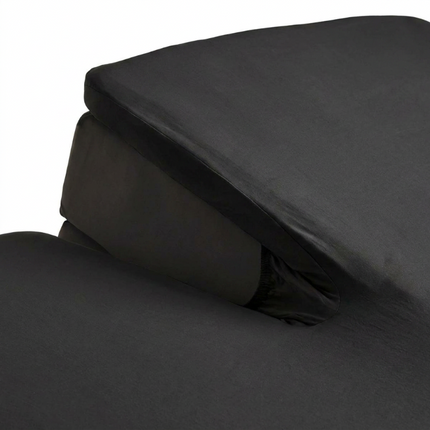 Splittopper Hoeslaken - Egyptisch Katoen Stretch - Antraciet