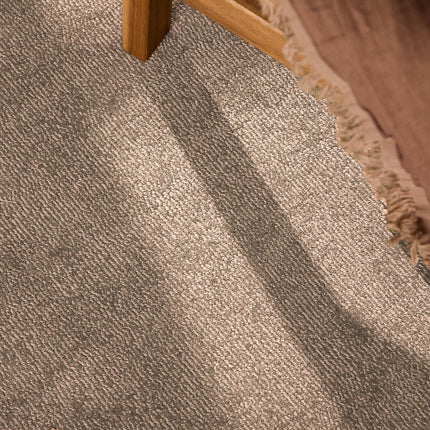 Organisch Vloerkleed Kivi Rond - Beige