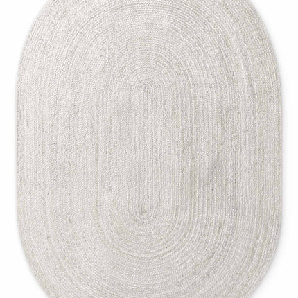 Vloerkleed Rangpur Ovaal - Wit