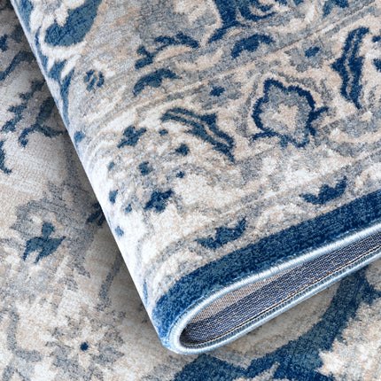 Vloerkleed Gabrielle Rechthoekig - Cremeblauw
