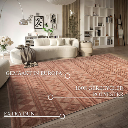 Vloerkleed Vintage Catherine - Koper