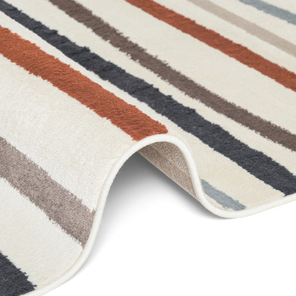 Vloerkleed Linnea Rechthoekig - Creme Multicolor