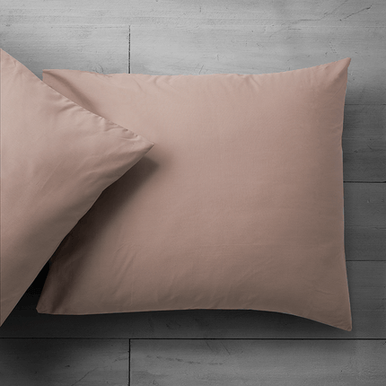 Fresh and Co 2-PACK Katoenen Kussensloop - Taupe