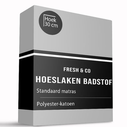 Fresh and Co Hoeslaken - Badstof - Lichtgrijs