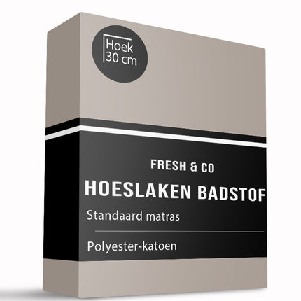 Fresh and Co Hoeslaken - Badstof - Taupe