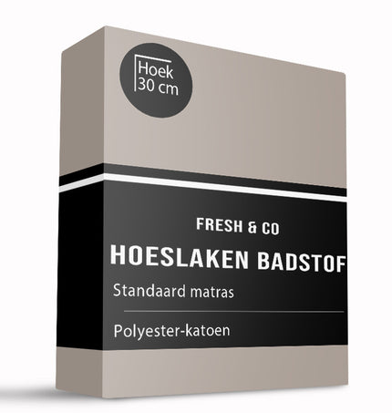 Fresh and Co Hoeslaken - Badstof - Taupe