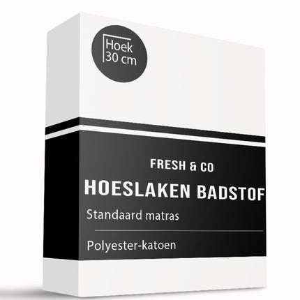 Fresh and Co Hoeslaken - Badstof - Wit