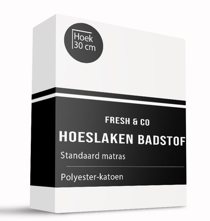 Fresh and Co Hoeslaken - Badstof - Wit