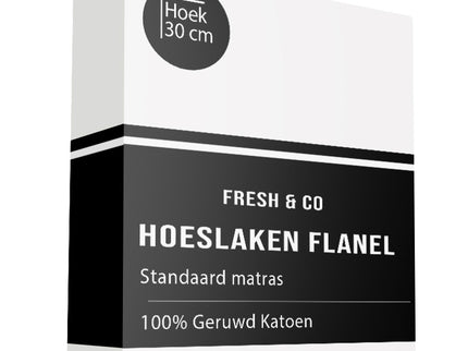 Fresh and Co Hoeslaken - Flanel - Wit