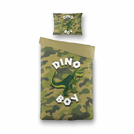 Fresh and Co  Kids Dekbedovertrek Dino Army