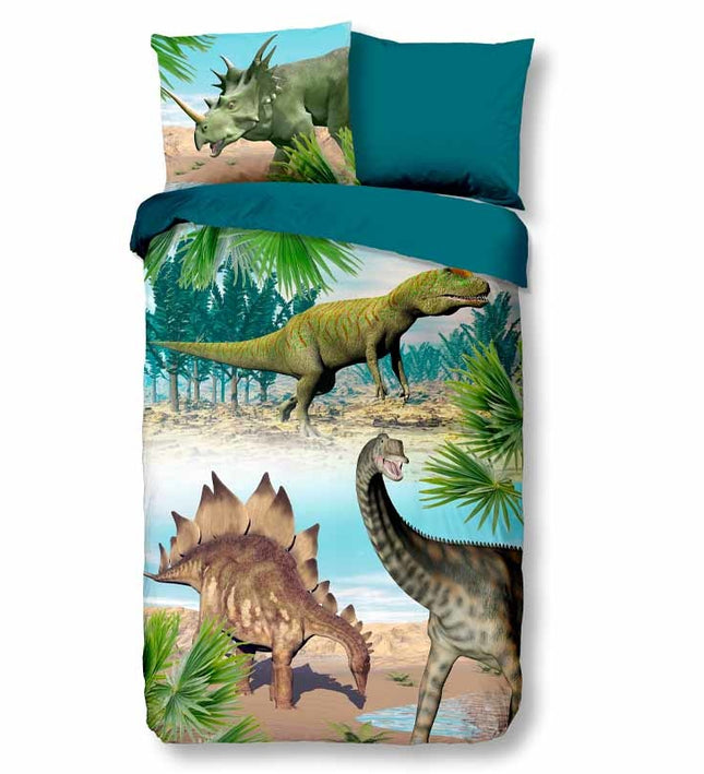 Good Morning Dekbedovertrek Katoen - Dino