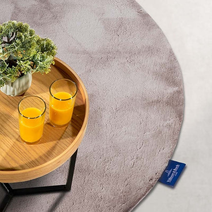 Rond Vloerkleed Leon - Lichtgrijs