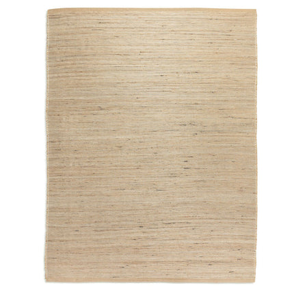 Jute Wol Katoen Vloerkleed  - Beige