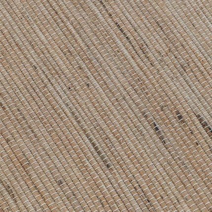 Jute Wol Katoen Vloerkleed  - Beige