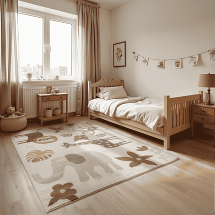 Hanse Home Adventures Vloerkleed Kids Animal Safari