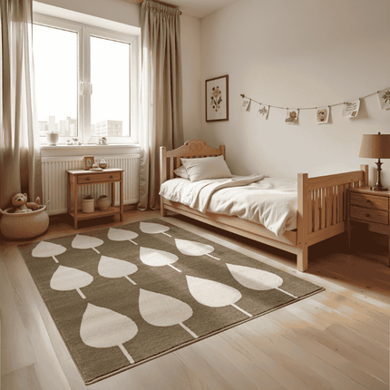 Hanse Home Adventures Vloerkleed Kids Lovely Leaves - Groen
