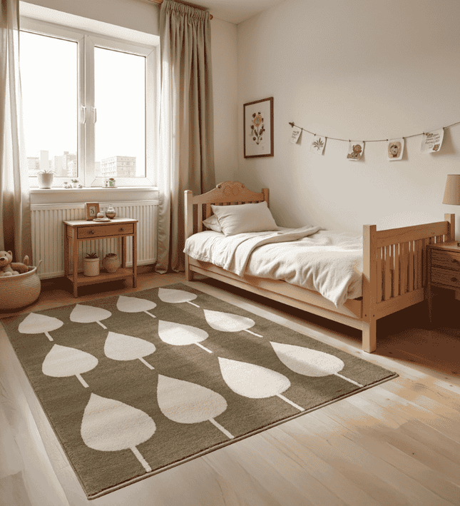 Hanse Home Adventures Vloerkleed Kids Lovely Leaves - Groen