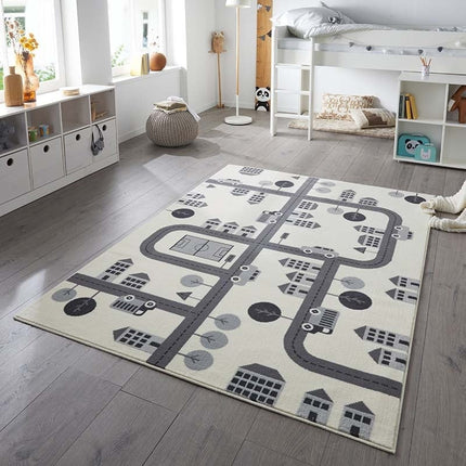 Hanse Home Adventures Vloerkleed Kids Town - Creme