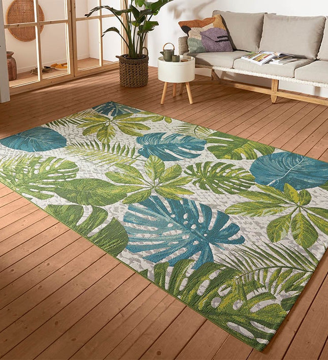 Hanse Home Flair Buitenkleed Tropical Leaves - Groen