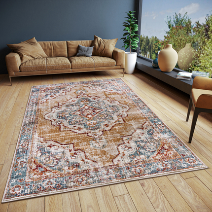 Hanse Home Luxor Vloerkleed Strozzi - Beige / Blauw