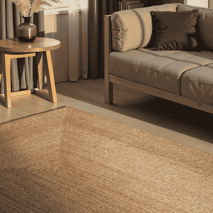 Home Collectie Handgeweven Jute Vloerkleed Sharmila - Bruin