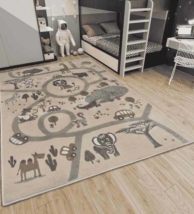 Home Collectie Vloerkleed Kids Animal Park