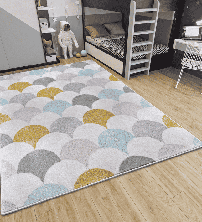 Home Collectie Vloerkleed Kids Coloured Clouds