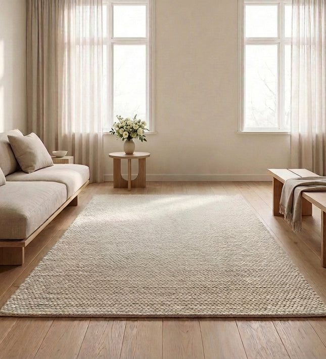 Wollen Vloerkleed Francois - Creme