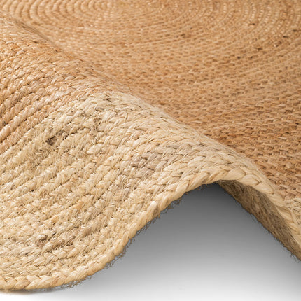 Jute Vloerkleed Looma Rond - Crème