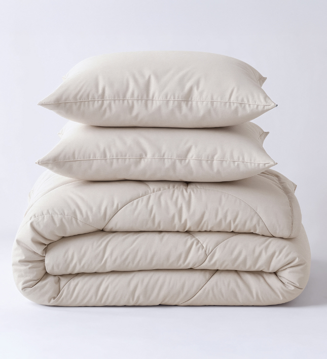 Lazy Dekbed Zonder Overtrek - Uni - Off White