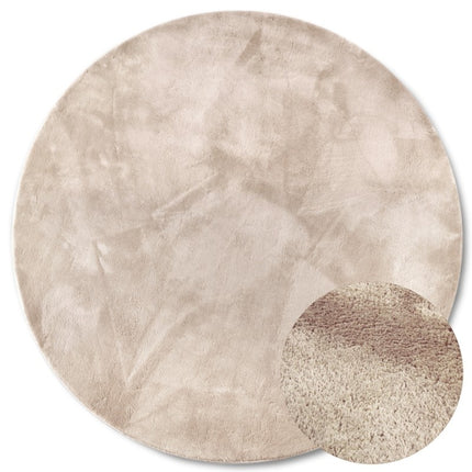 Rond Vloerkleed Leon - Crème
