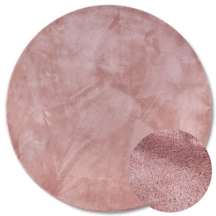 Rond Vloerkleed Leon - Oud Roze