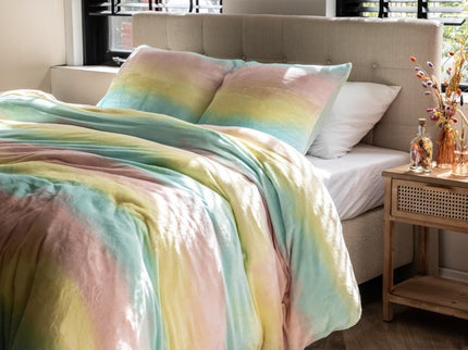 Luna Bedding Dekbedovertrek Teddy Fleece - Tie Dye
