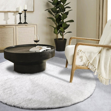 Myk Vloerkleed Olaf - Rond - Ivory Wit