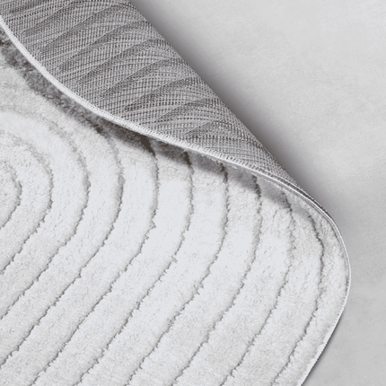 Vloerkleed Panglao Rond - Wit