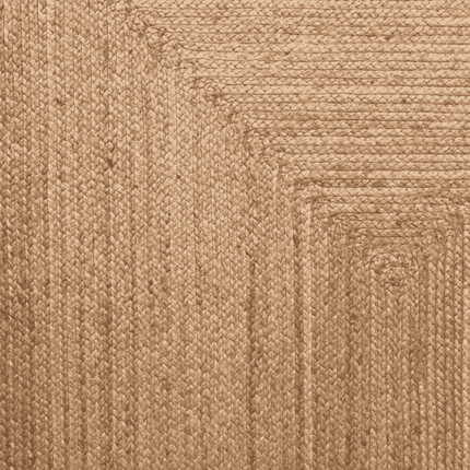 Handgeweven Jute Vloerkleed Juno - Bruin