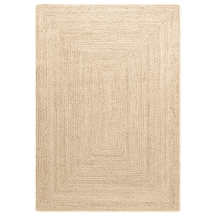 Handgeweven Jute Vloerkleed Juno - Crème