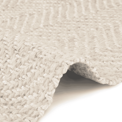 Jute Wol Vloerkleed - Naturel