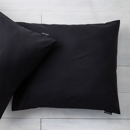 Presence 2-PACK: Kussenslopen Percale Katoen - Off Black
