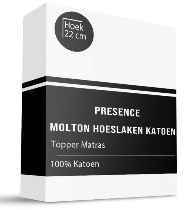 Presence Molton Extra Luxe - 100% katoen - Topper