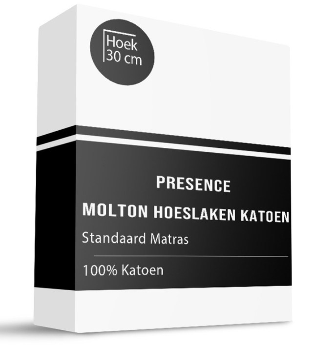Presence Molton Hoeslaken Katoen Waterdicht
